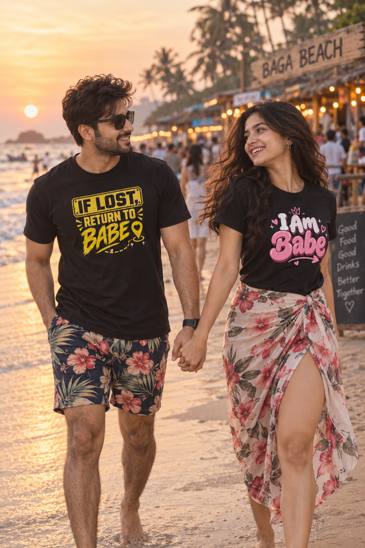 Lost & Found in Love | Matching Couple Tees