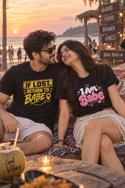 Lost & Found in Love | Matching Couple Tees