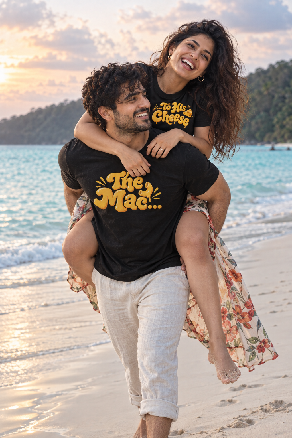 Mac & Cheese | Cute Matching Couple T-Shirts