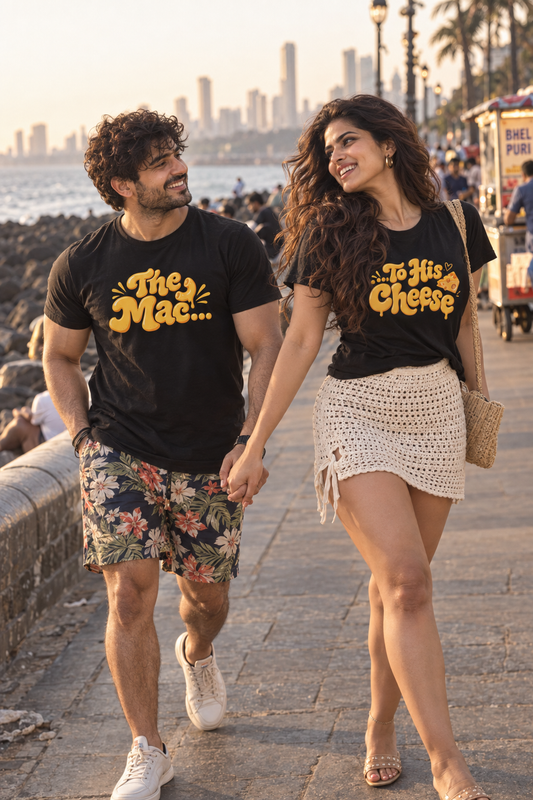 Mac & Cheese | Cute Matching Couple T-Shirts