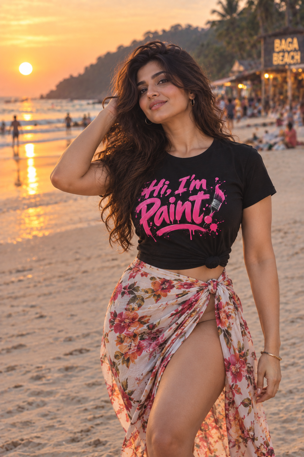 Finger Painting | Playful Adult Couple Shirts