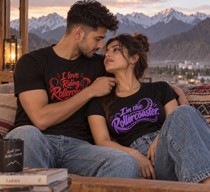 Wild Rollercoaster | Thrill-Seeker Couple Tees