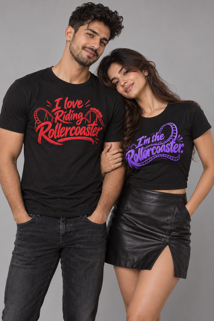 Wild Rollercoaster | Thrill-Seeker Couple Tees