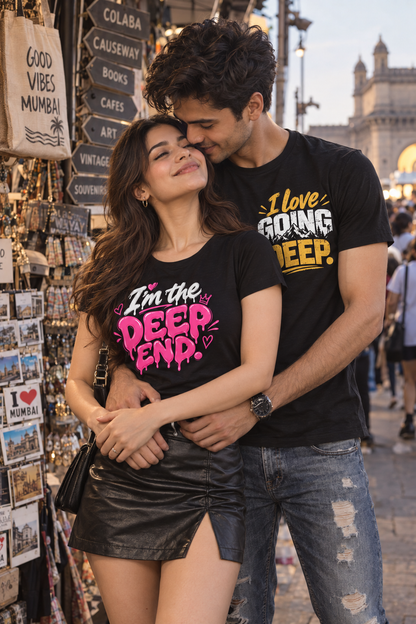 Going Deep | Naughty Desi Couple Shirts