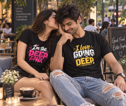 Going Deep | Naughty Desi Couple Shirts